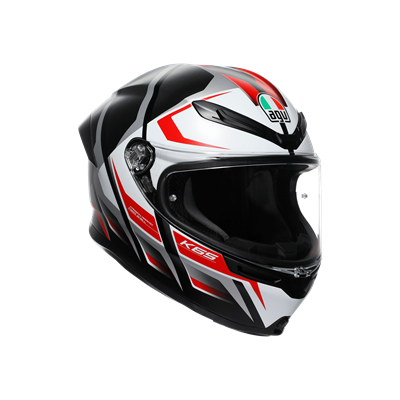 Agv K6 S Karve Matt Black White Red Configuration Kapalı Kask