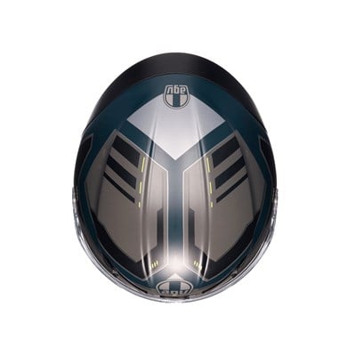 Agv K6 S Mplk Enhance Matt Grey Yellow Fluo Kapalı Kask