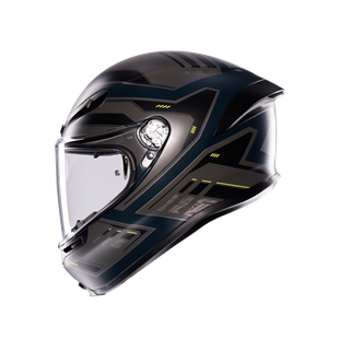 Agv K6 S Mplk Enhance Matt Grey Yellow Fluo Kapalı Kask
