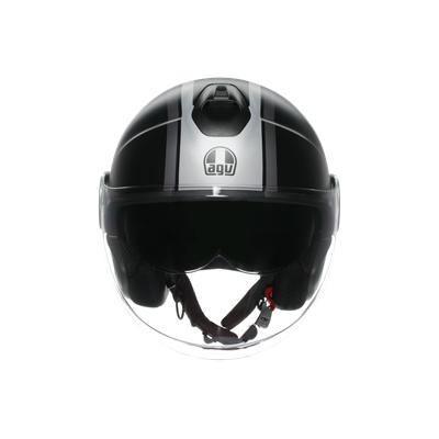 Agv Eteres Mondello Matt Black Grey Açık Kask