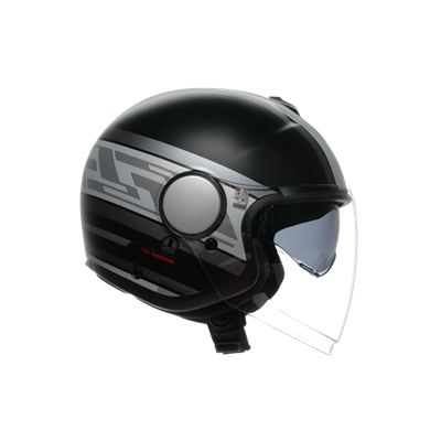 Agv Eteres Mondello Matt Black Grey Açık Kask