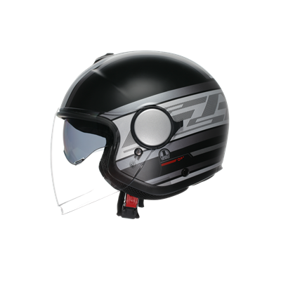 Agv Eteres Mondello Matt Black Grey Açık Kask
