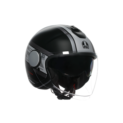 Agv Eteres Mondello Matt Black Grey Açık Kask