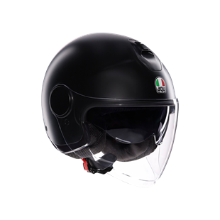 Agv Eteres Mono Matt Black Açık Kask