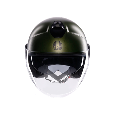 Agv Eteres Andora Matt Green Black Açık Kask