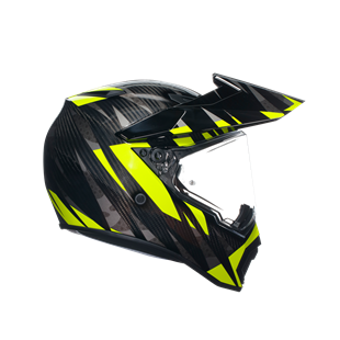 Agv AX9 Multi Steppa Carbon Grey Yellow Fluo Kapalı Kask