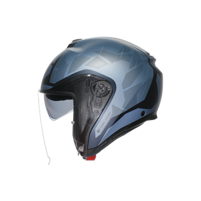 Agv İrides Trieste Matt Blue Grey Açık Kask