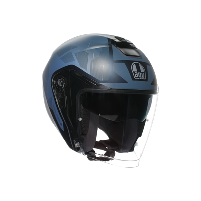 Agv İrides Trieste Matt Blue Grey Açık Kask