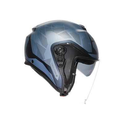 Agv İrides Trieste Matt Blue Grey Açık Kask
