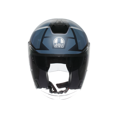 Agv İrides Trieste Matt Blue Grey Açık Kask