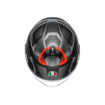 Agv İrides Zurigo Matt Black Grey Açık Kask