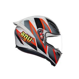 Agv K1 S Blipper Grey Red Kapalı Kask