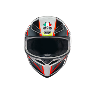 Agv K1 S Blipper Grey Red Kapalı Kask