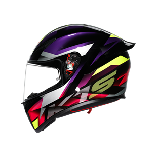 Agv K1 S Fastlap Black Purple Pink Kapalı Kask 