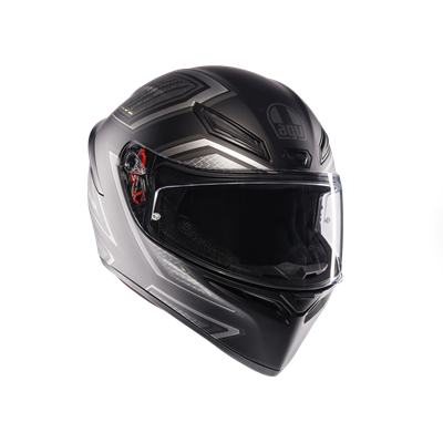 Agv K1 S Sling Matt Black Grey Kapalı Kask