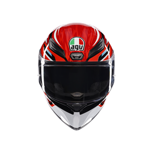 Agv K1 S Lion Black Red White Configuration Kapalı Kask