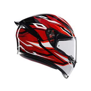 Agv K1 S Lion Black Red White Configuration Kapalı Kask