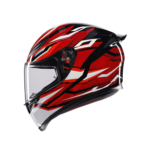 Agv K1 S Lion Black Red White Configuration Kapalı Kask