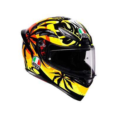Agv K1 S Tropicrush Black Orange Kapalı Kask