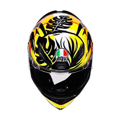 Agv K1 S Tropicrush Black Orange Kapalı Kask