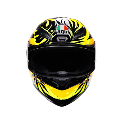 Agv K1 S Tropicrush Black Orange Kapalı Kask