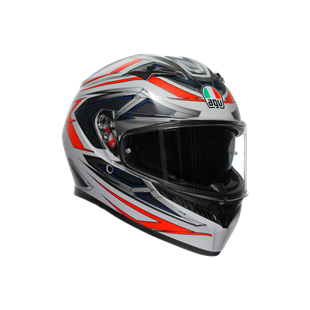 Agv K3 E2206 Space Matt White Red Fluo Kapalı Kask