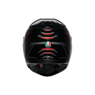 Agv K3 Syth Black Red Kapalı Kask