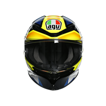 Agv K6 Multi Joan Black Blue Yellow Kapalı Kask