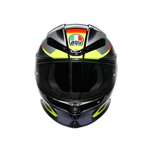 Agv K6 S Erazer Black Red Yellow Fluo Kapalı Kask