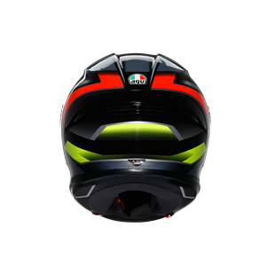 Agv K6 S Erazer Black Red Yellow Fluo Kapalı Kask