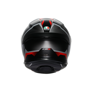 Agv K6 S Karve Matt Black White Red Configuration Kapalı Kask