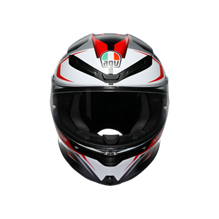 Agv K6 S Karve Matt Black White Red Configuration Kapalı Kask