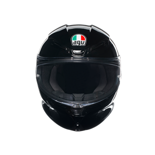 Agv K6 S  Black Mono Kapalı Kask