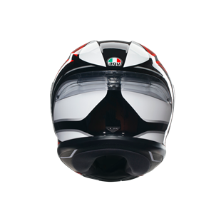 Agv K6 S Hyphen Black Red White Kapalı Kask