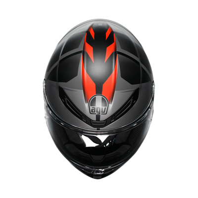 Agv K6 S Karve Matt Black Grey Red Kapalı Kask