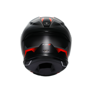 Agv K6 S Karve Matt Black Grey Red Kapalı Kask