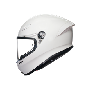 Agv K6 S Mono White Kapalı Kask