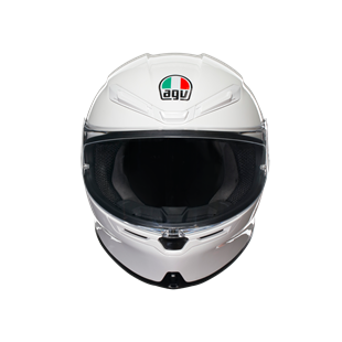 Agv K6 S Mono White Kapalı Kask