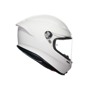 Agv K6 S Mono White Kapalı Kask
