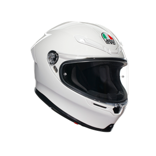 Agv K6 S Mono White Kapalı Kask