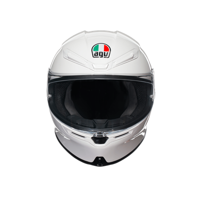 Agv K6 S Mono White Kapalı Kask