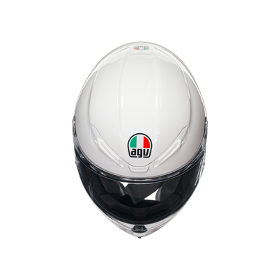 Agv K6 S Mono White Kapalı Kask