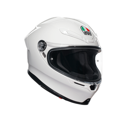 Agv K6 S Mono White Kapalı Kask