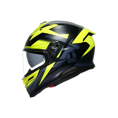 Agv K7 MPLK Glımpse Matt Black Yellow Fluo Kapalı Kask