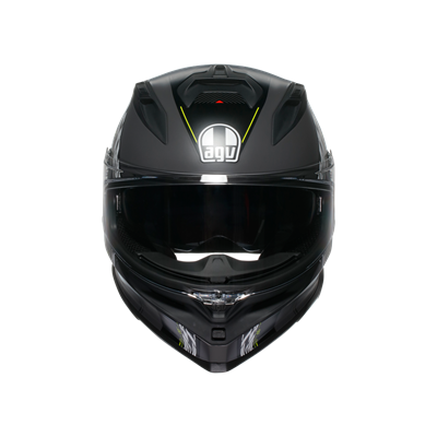 Agv K7 Kyber Matt Grey Yellow Fluo Kapalı Kask