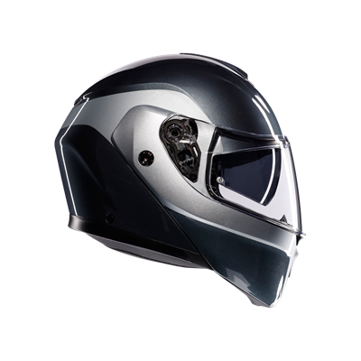 Agv Streetmodular Levico Grey Silver Çene Açılır Kask
