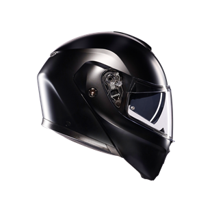 Agv Streetmodular Mono Matt Black Çene Açılır Kask