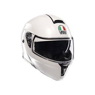 Agv Streetmodular Mono Matt Materia White Çene Açılır Kask