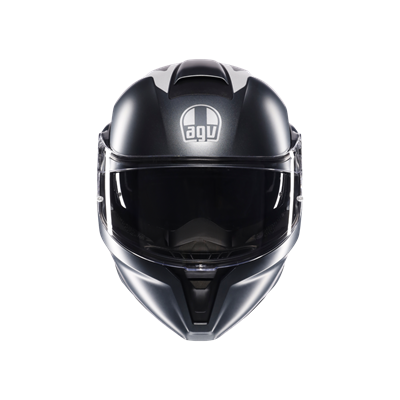 Agv Streetmodular Resı Matt Grey Silver Red Çene Açılır Kask