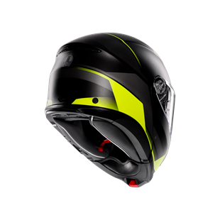 Agv Tourmodular MLT Perception Matt Blk Yellow Fluo Çene Açılır Kask